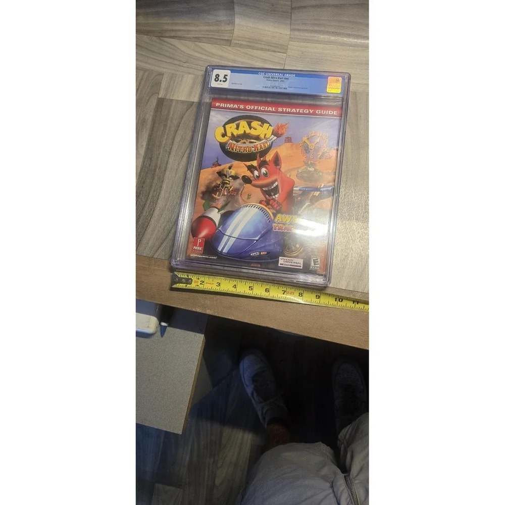 CGC-graded (8.5) 2003 Prima Official Strategy Guide for Crash Nitro Kart Book